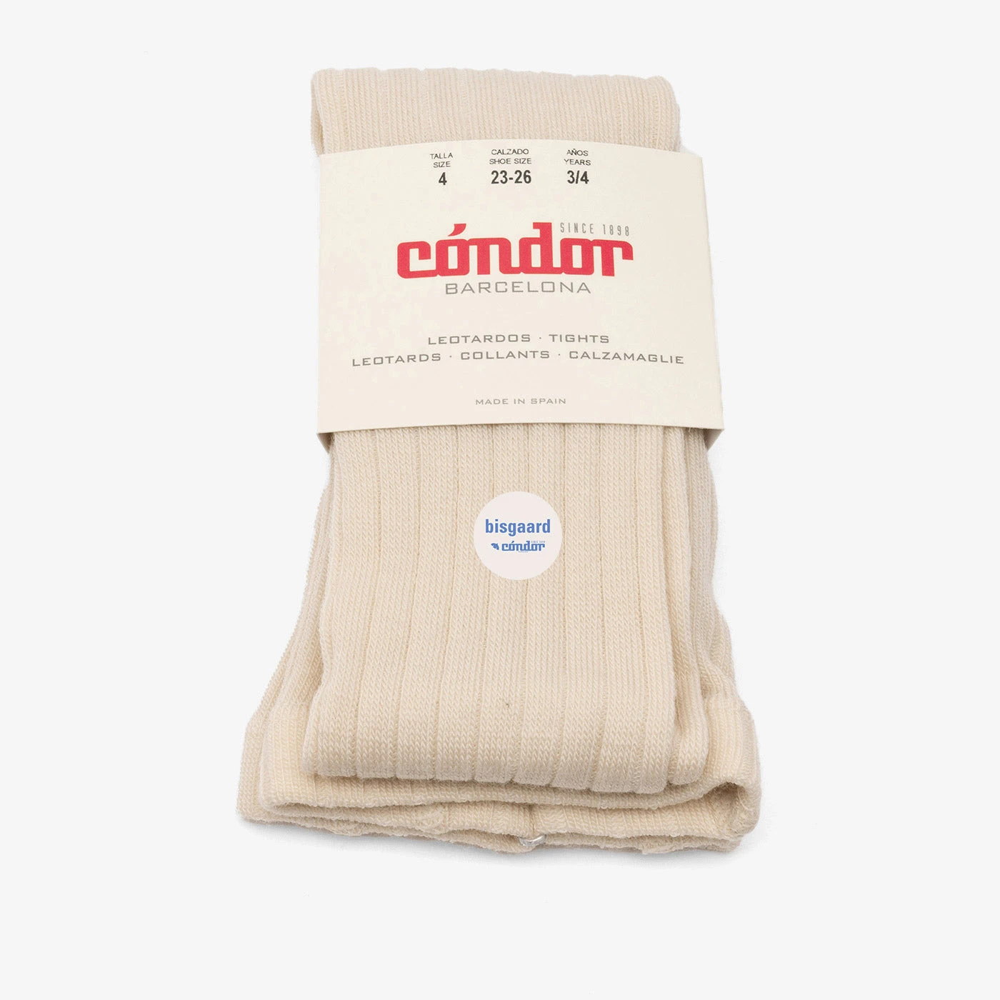 Bisgaard X Cóndor Merino Wool Rib Tights Hueso 1 Bisgaard X Cóndor Merino Wool Rib Tights Hueso
