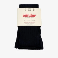 Bisgaard X Cóndor Cotton Rib Tights Navy