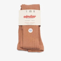 Bisgaard X Cóndor Cotton Rib Tights Nougat