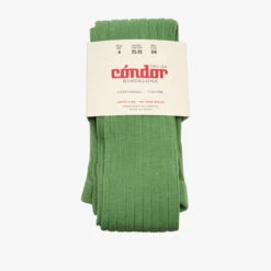 Bisgaard X Cóndor Cotton Rib Tights Pear