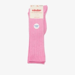 Bisgaard X Cóndor Cotton Rib Knee High Socks Chicle