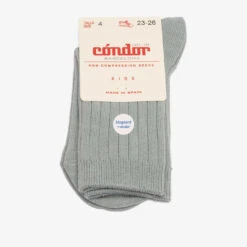 Bisgaard X Cóndor Cotton Rib Short Socks Dry Green
