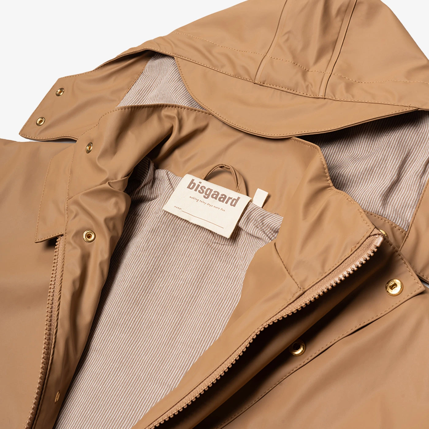 Bisgaard Aarhus Rain Jacket Caramel 3 Bisgaard Aarhus Rain Jacket Caramel – Bild 3