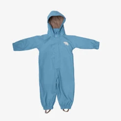 Bisgaard Aarhus Rain Suit Wool Pigeon Blue