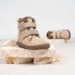 Bisgaard Barefoot Emil Lamb Brown Dots -bisgaardshoes Verkaufsgeschäft 54107 1353 3