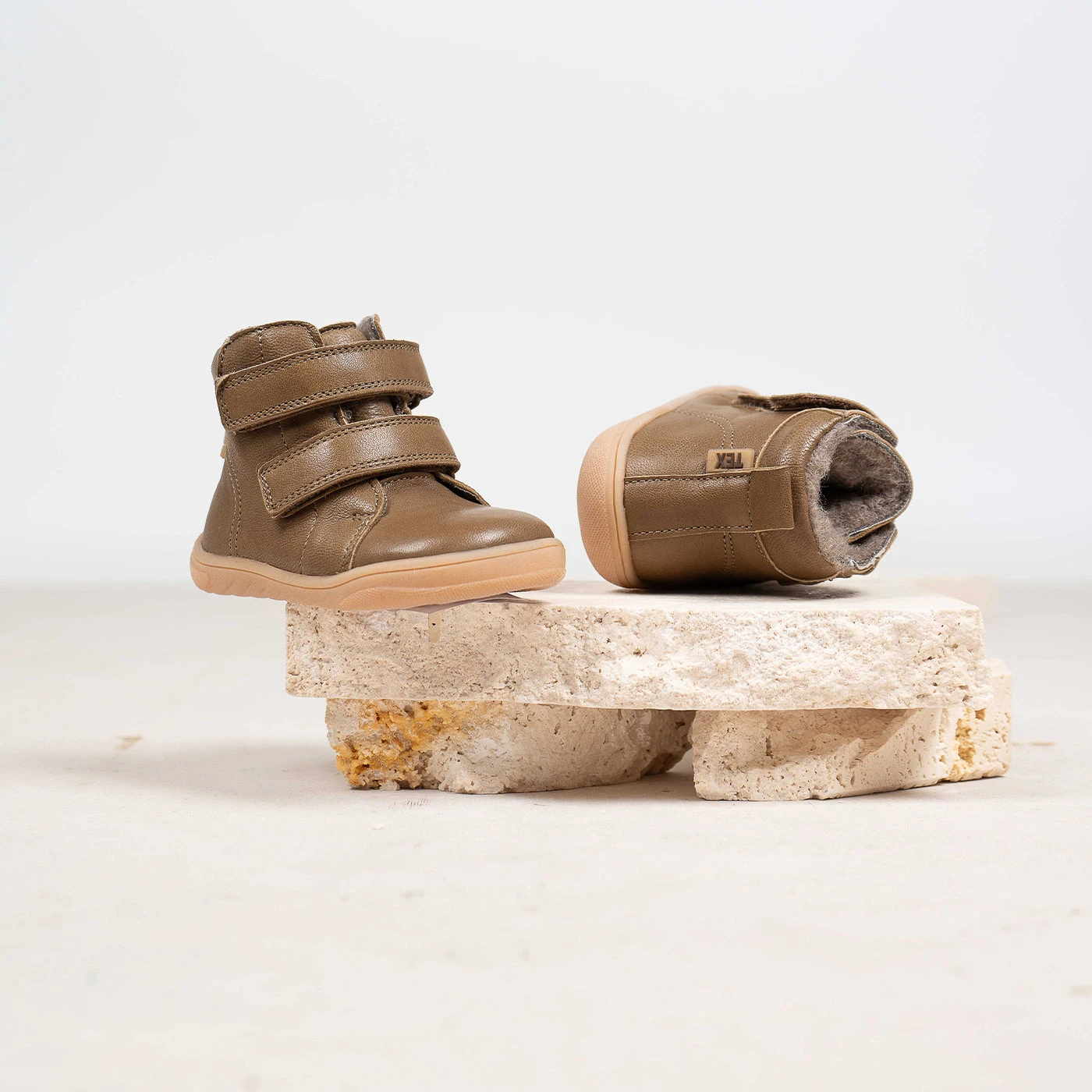 Bisgaard Barefoot Helmut Tex Khaki 5 Bisgaard Barefoot Helmut Tex Khaki – Bild 5